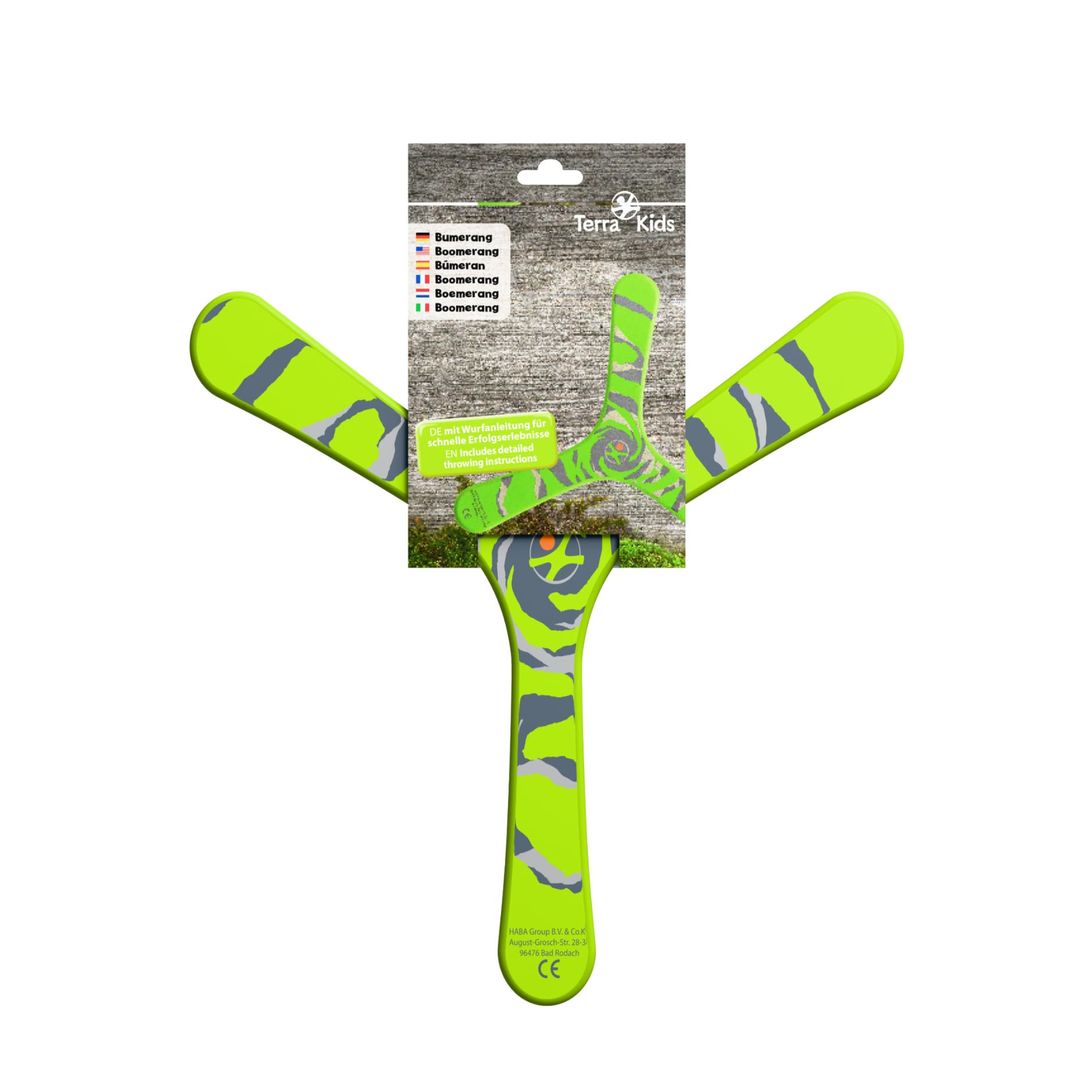 HABA- Boomerang Bambini, Colore Verde Chiaro, Standard, 2011894001