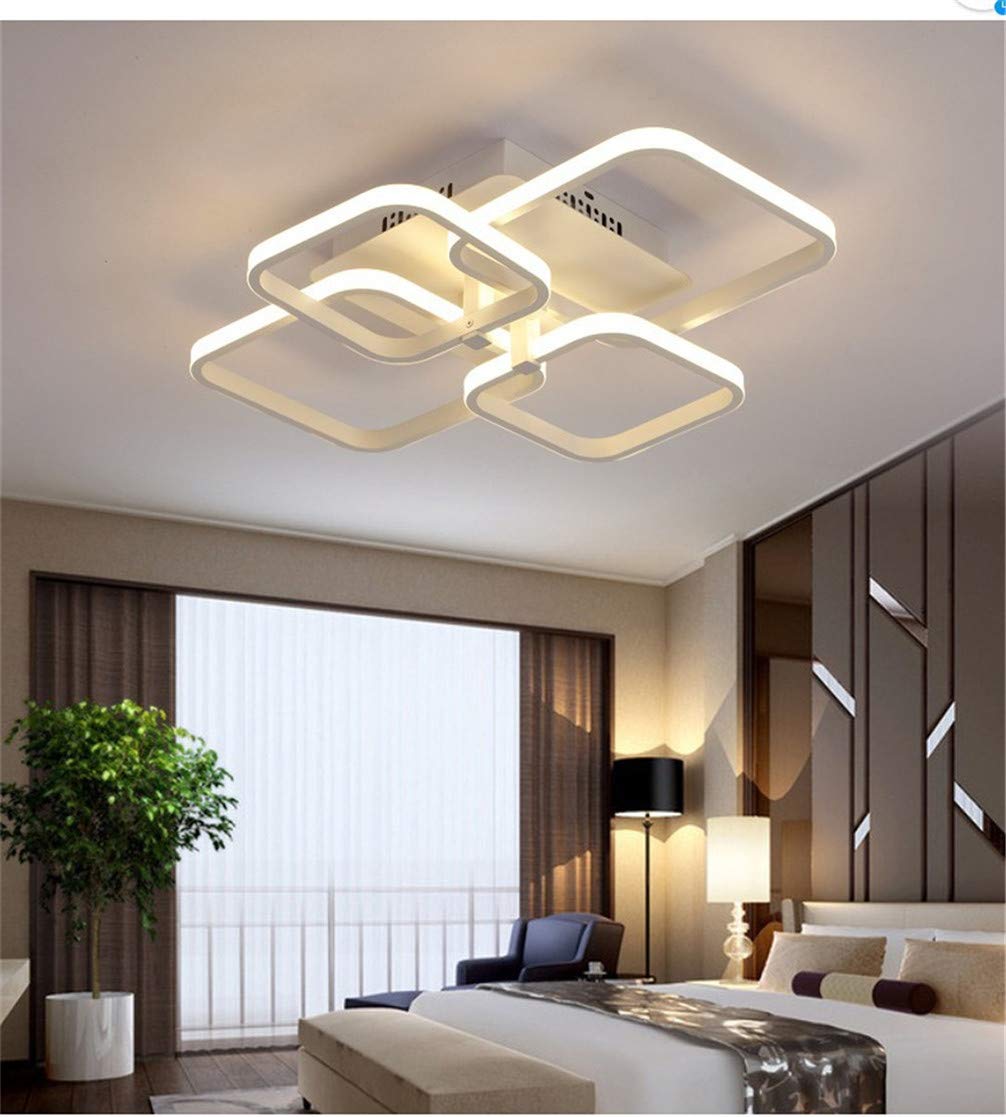 Luminaire suspendu d'intérieur carré en acrylique pour sublimer le salon
