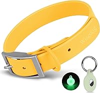 Vista 38 de Wisedog Waterproof Dog Collar: Multiple Adjust 7" to 23.6", Soft Rubber Coated Webbing, Easy to Clean, for Small Medium Large Dogs
