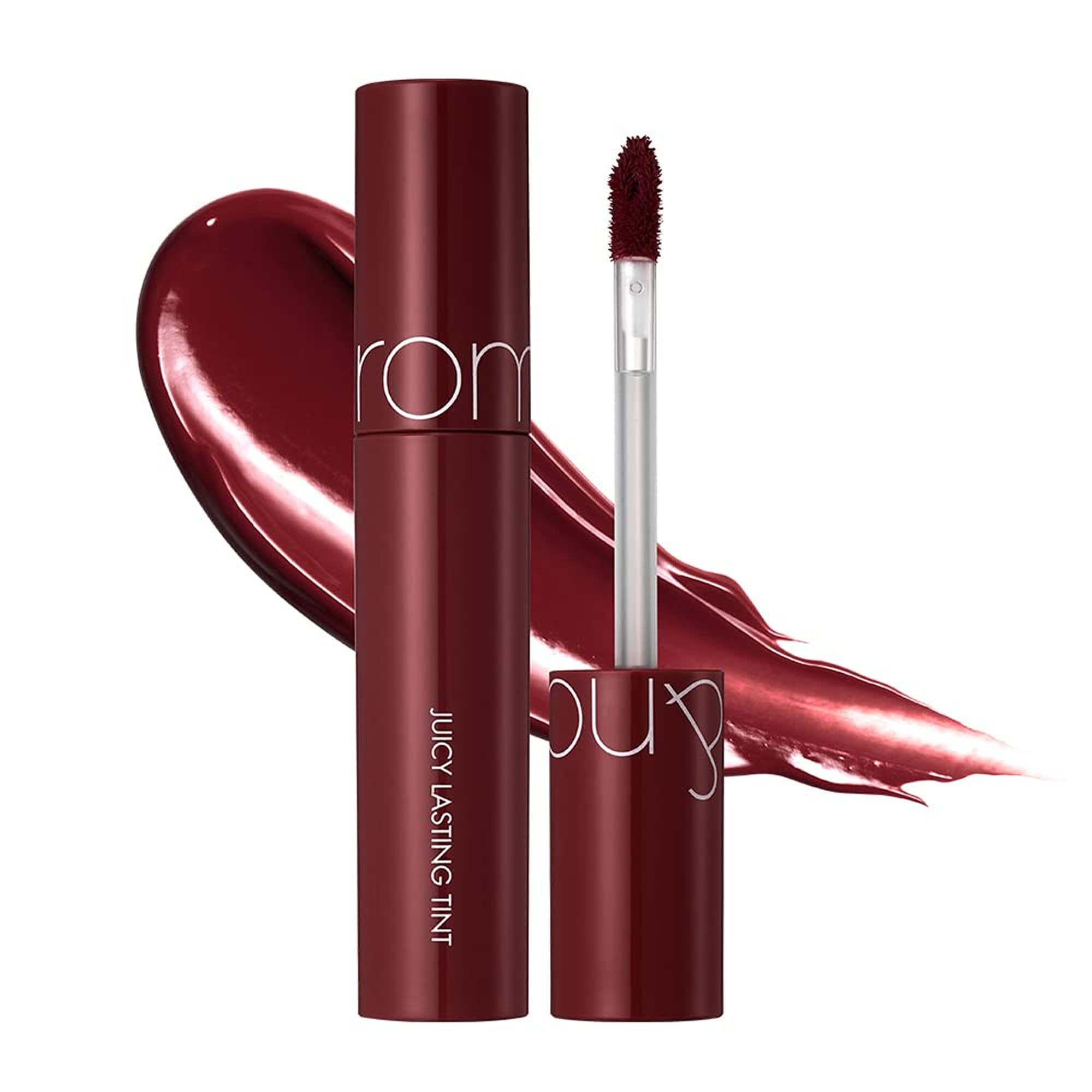 rom&nd - Tinta labbra effetto lucido e a lunga tenuta, 5,5 g (21 Deep Sangria)