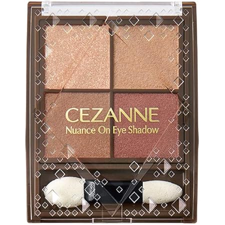 Amazon セザンヌ ニュアンスオンアイシャドウ 03 ブロンズレッド 4色アイシャドウ ダブルチップ付き パール配合 4 0グラム X 1 セザンヌ ビューティー 通販