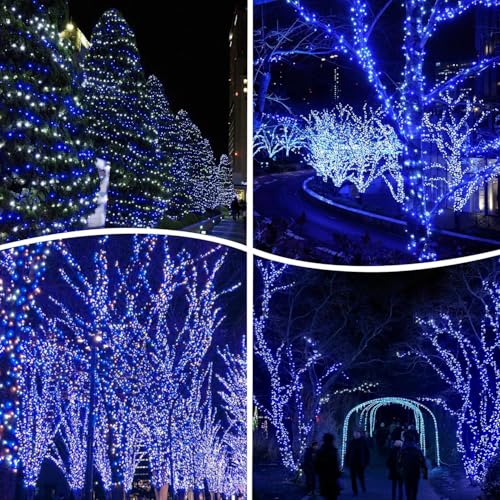 Image of 40 Meter 140 LED String Lights for Home Decoration| Waterproof Decorative Fairy Lights for Indoor Outdoor Use|Pixel Light for Balcony, Garden, Diwali, Wedding & Festival Lighting (Blue)