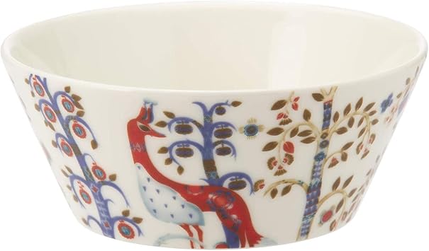 iittala Taika White/Blue 10 oz Bowl