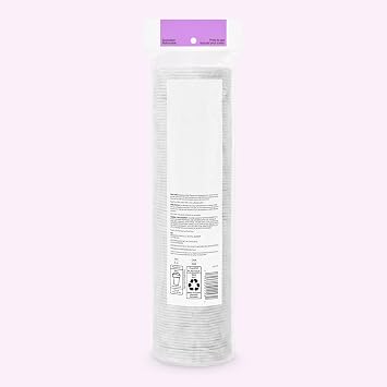 Amazon Essentials Exfoliating Cotton Rounds, 100 Count (Pack of 1) (Previously Amazon Basics)