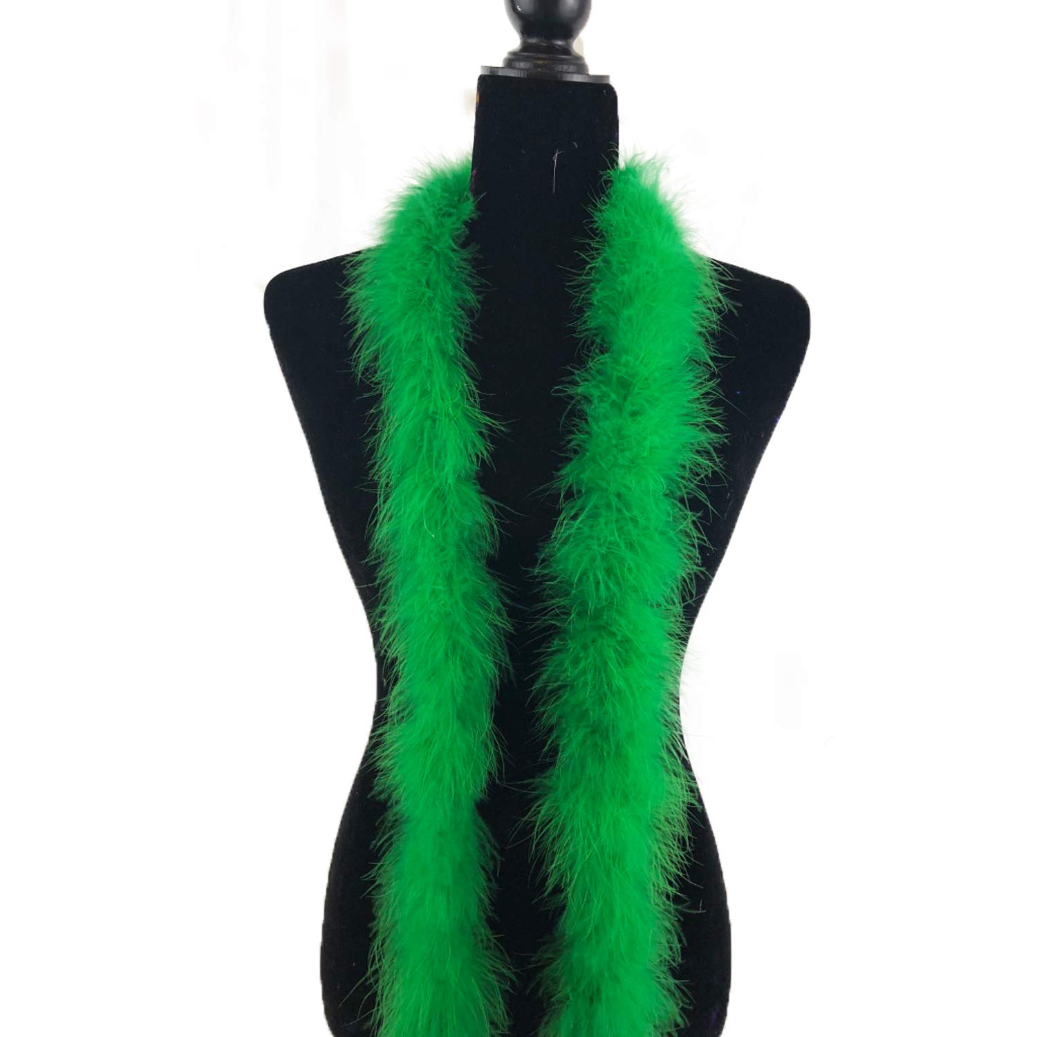 Fukang Feather Marabou Feather Boas Soft Feather Boa (Kelly Green)