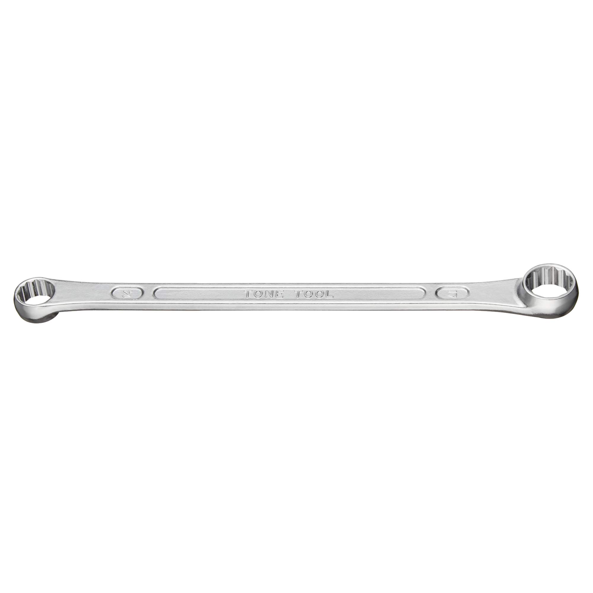 Tone M04-1417 Long Eyeglass Wrench (Straight), Width of Both Sides 0.6 x 0.7 inches (14 x 17 mm)