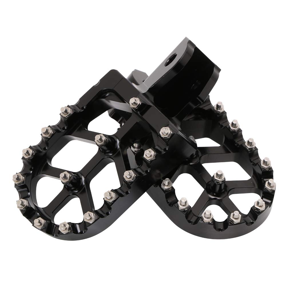 Repose-pieds de moto pour Sur Ron - Repose-pieds CNC pour Surron Light Bee Segway X260 X160 CRF150F CRF230F 03-19 - Noir