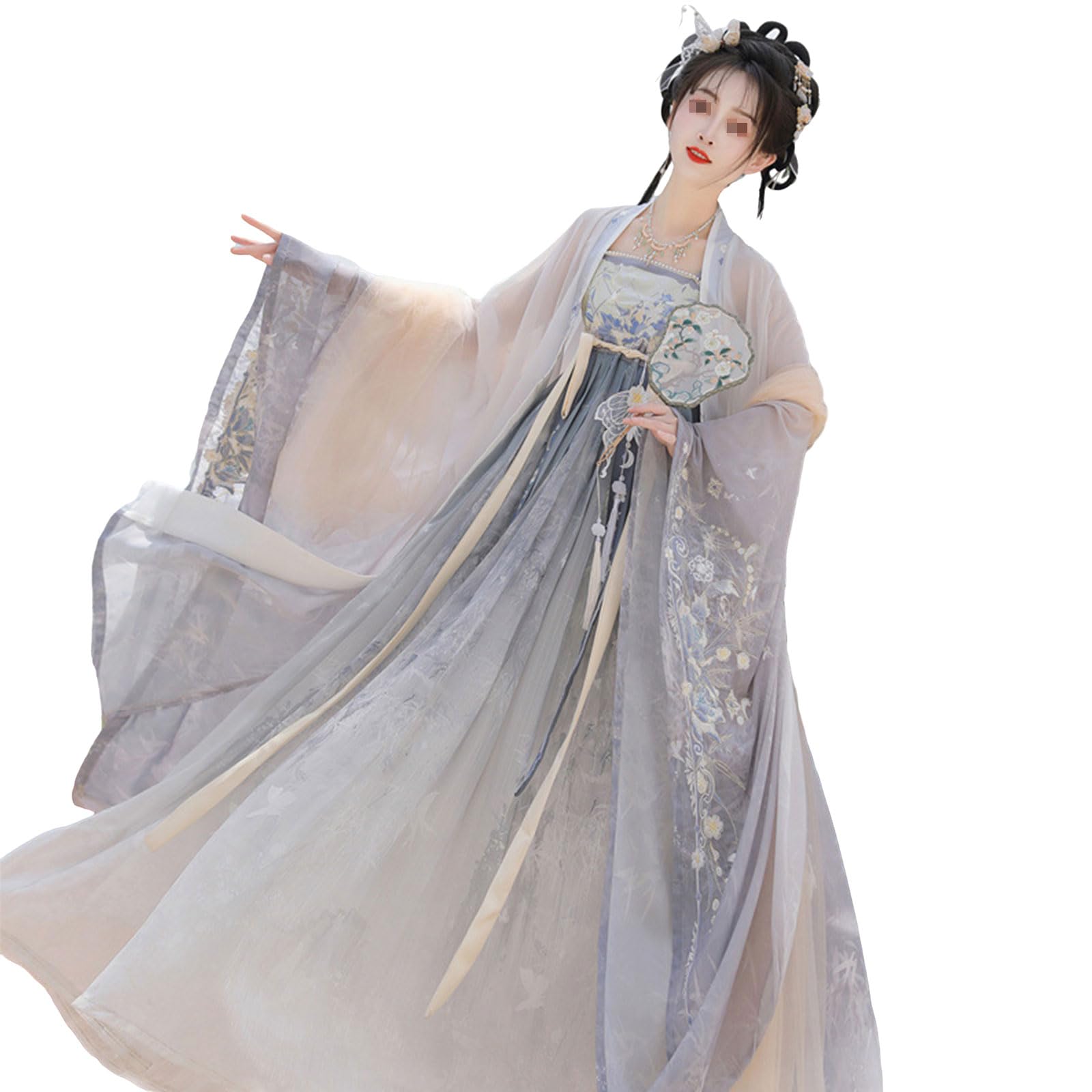 Tradycyjny Starożytny Chiński Kostium Hanfu Sukienka Przebranie Przebranie Na Karnawał,B,XL=168~175cm