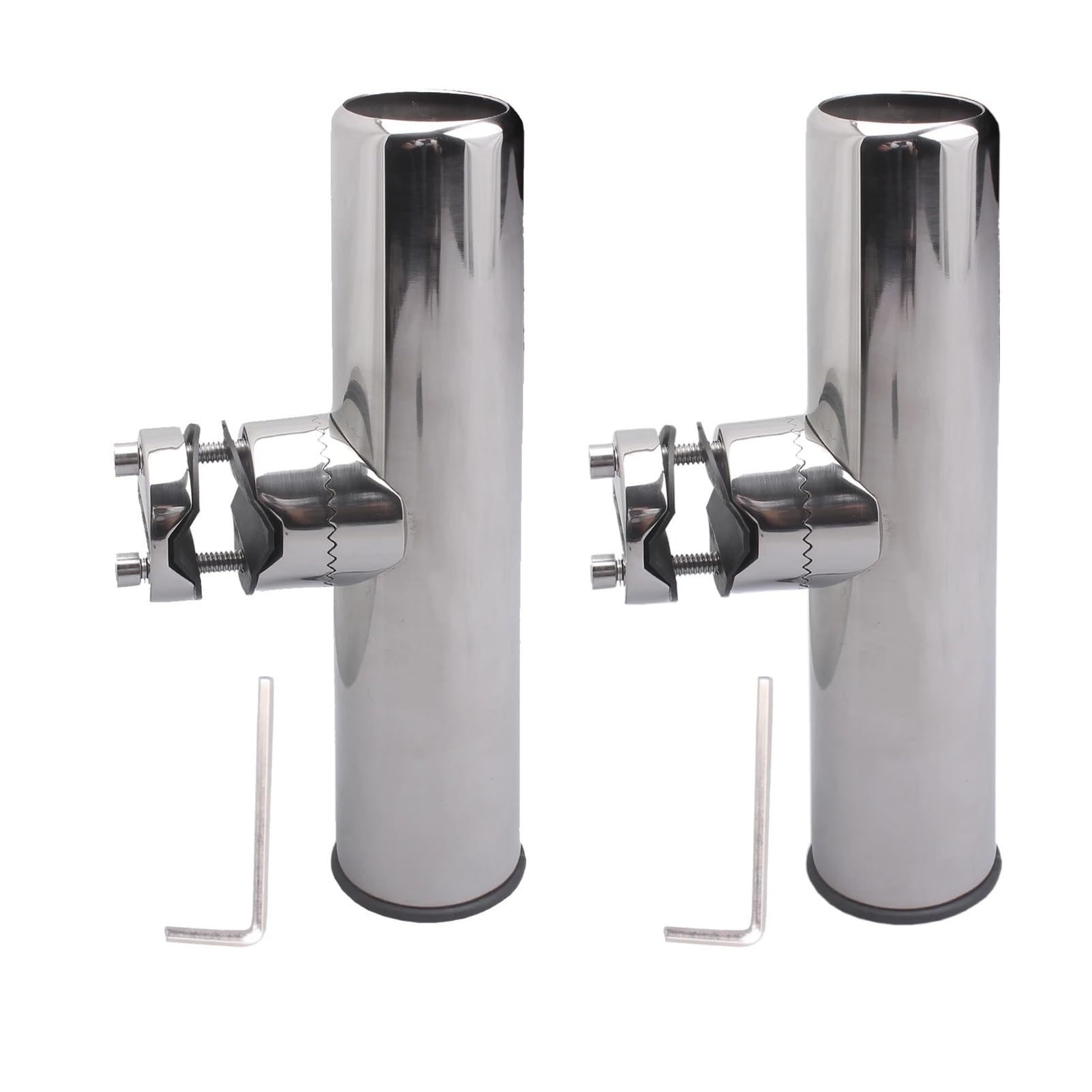 2 szt. Zaciskowy uchwyt na wędki ze stali nierdzewnej 316 7/8"-1".