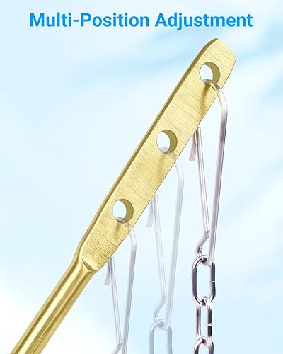 Miniatura 3 de Kit universal de repuesto para manija de inodoro de latón con cadena de aleta, compatible con Mansfield Kohler American Standard TOTO Korky Delta