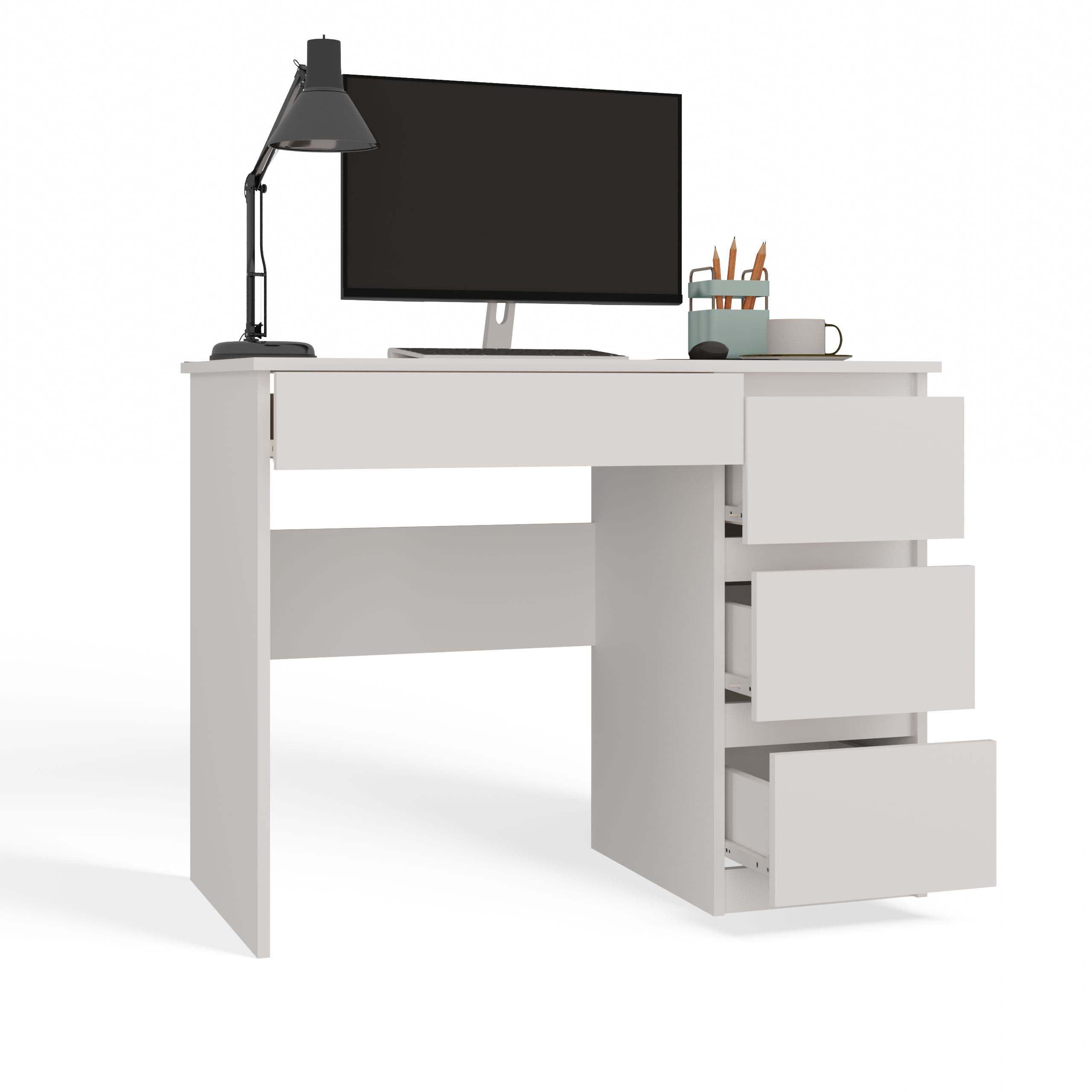 Home Collective Computertafel bureautafel met uittrekbare