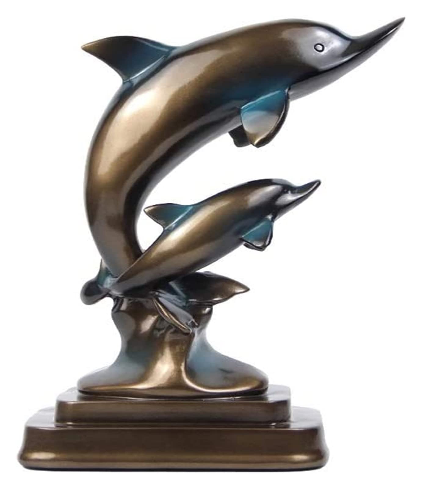 Statue de décorations de dauphins pour chambre et meuble de salon - 4