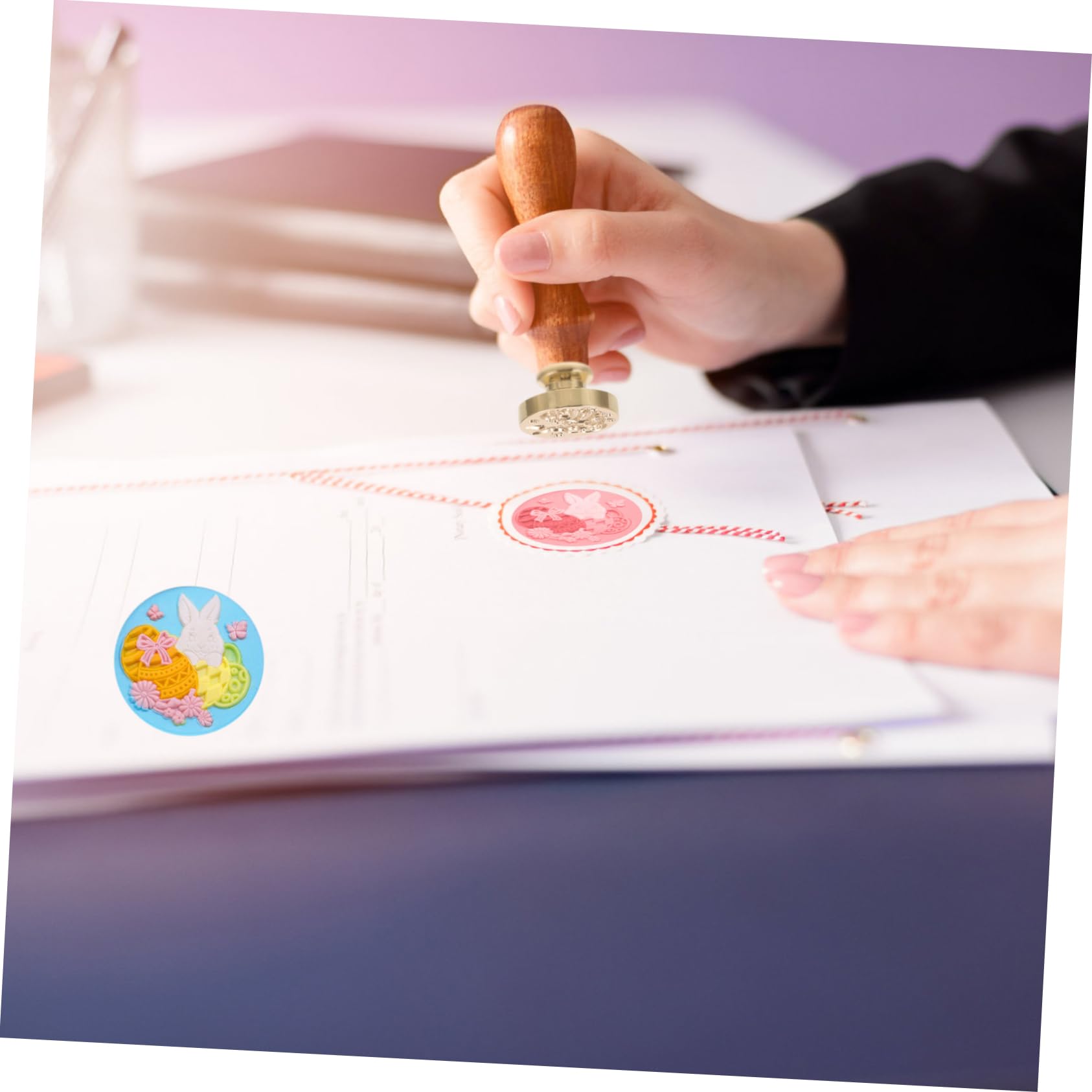 STOBOK 5stücke Wachssiegel Stempelkopf Dekorativer Stempel Für Einladungen Und Geschenkumschläge Personalisierbares Siegelwachs Für -projekte Leicht Und Tragbar Für Briefe Und