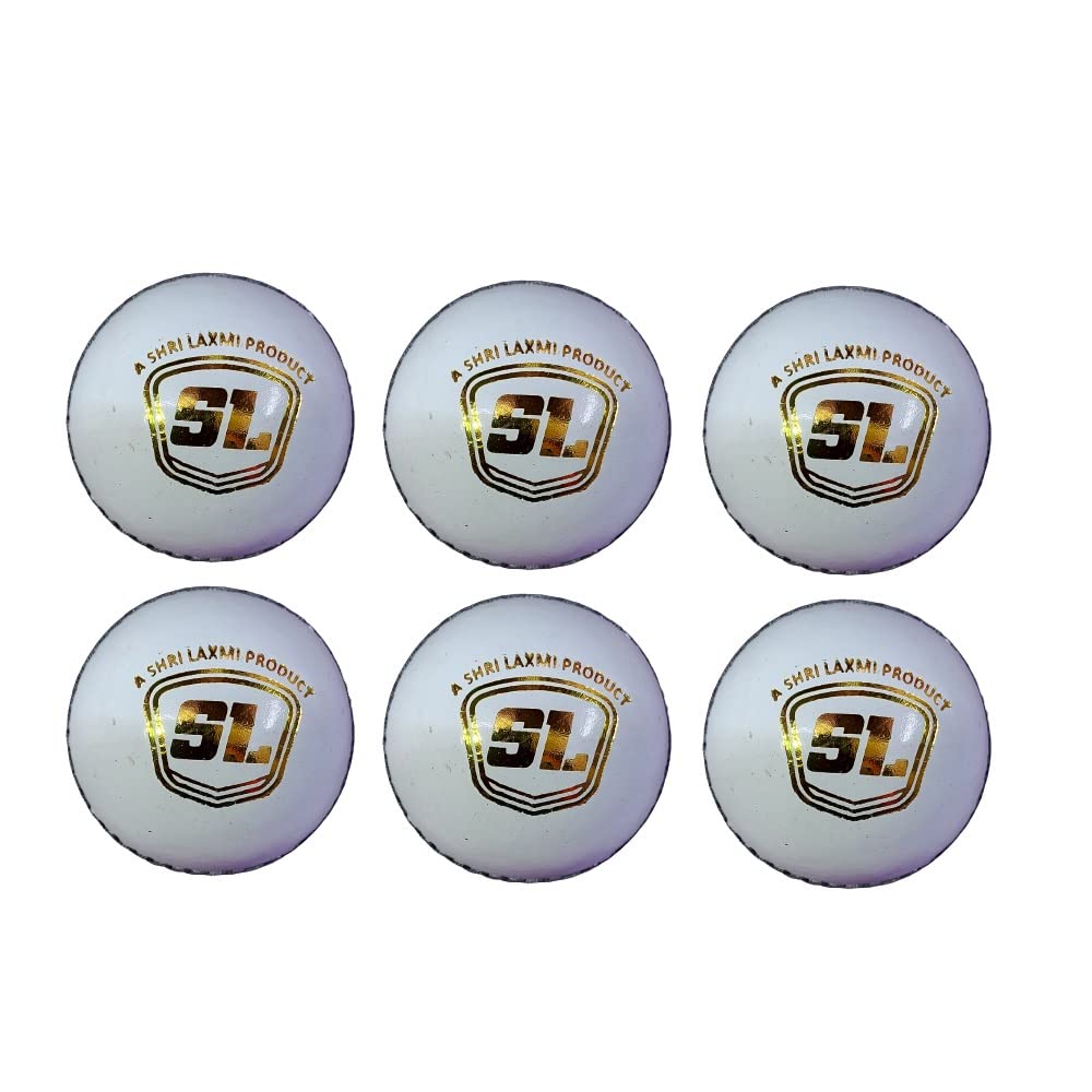 SL Club White 2 Part Leather Cricket Balls (Pack of 6 Balls) (B09YHTRXYP) Amazon Price History, Amazon Price Tracker
