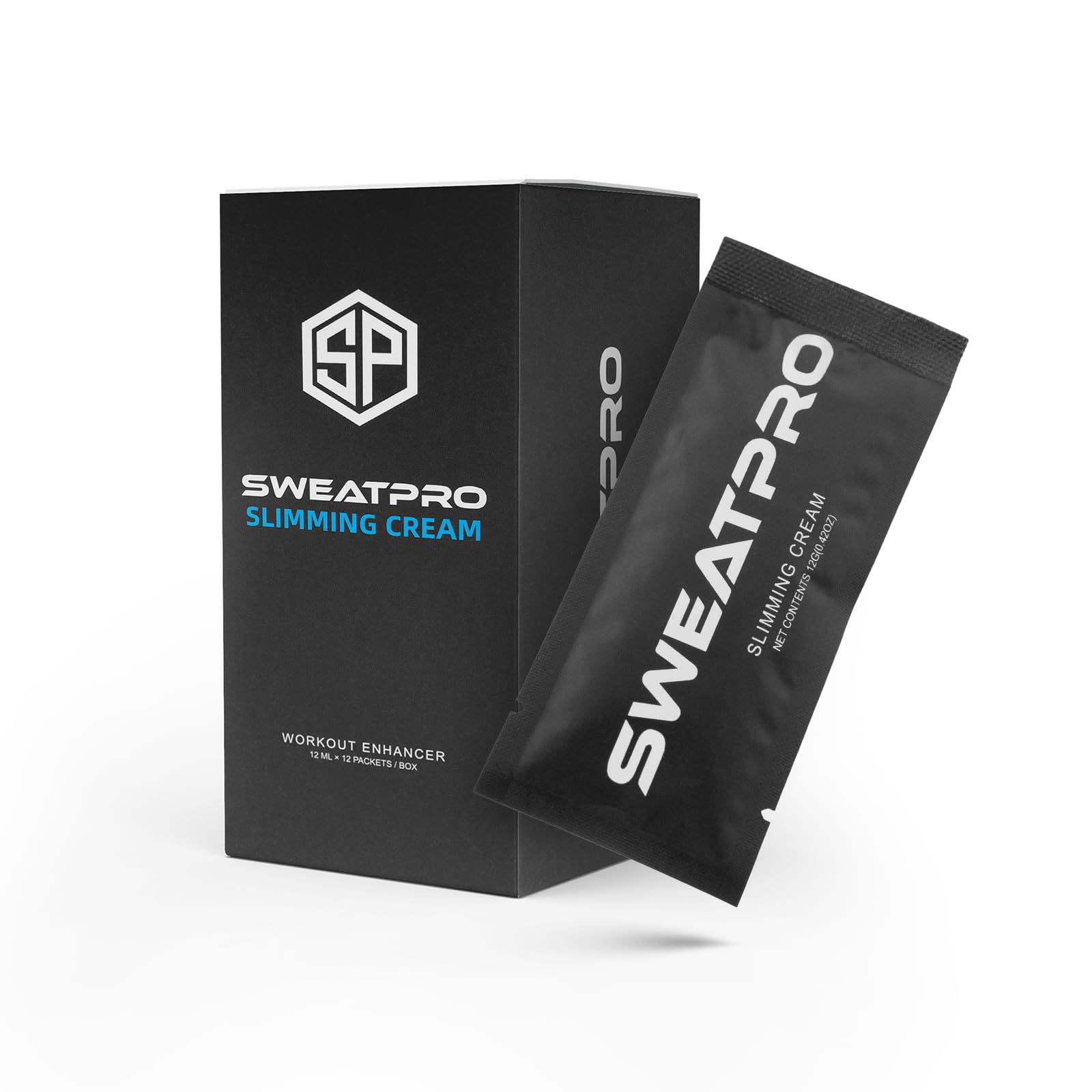 SweatPro Single Use (12packets) Workout Enhancer Sweating Cream. Unsented