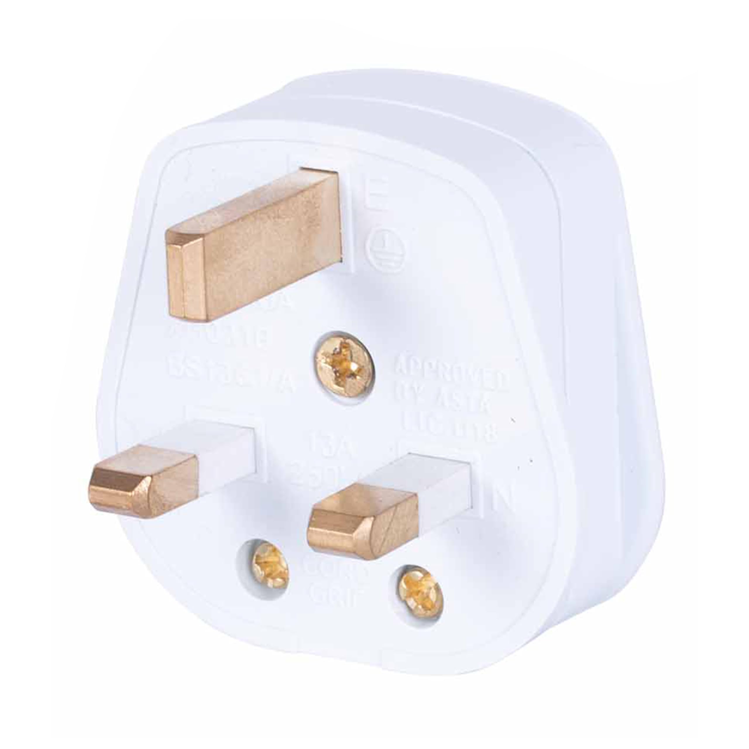 DID 13A 3 Pin Fused Plugs BS 1363-3 Approved 250V AC UK Plug Tops for Home, Office & Electrical Appliances, Rewirable Replacement Power Plugs for Extension Leads & Chargers Repairs