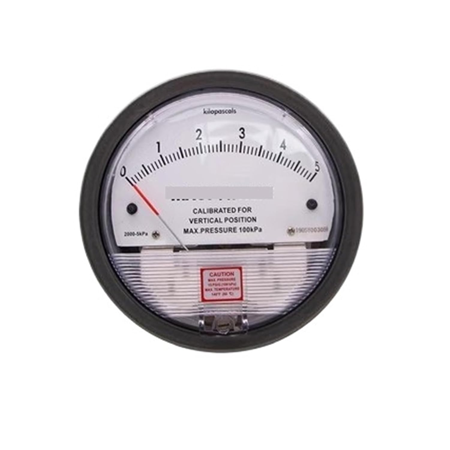 Round Pointer Positive and Negative Wind Pressure Gauge 0-60Pa air Micro Pressure Gauge(0-5kpa)