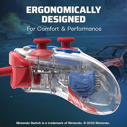 Miniatura 6 de PDP REALMz Wired Controller for Nintendo SwitchOLED - Transformers Rise of Beasts Optimus Prime City Battle