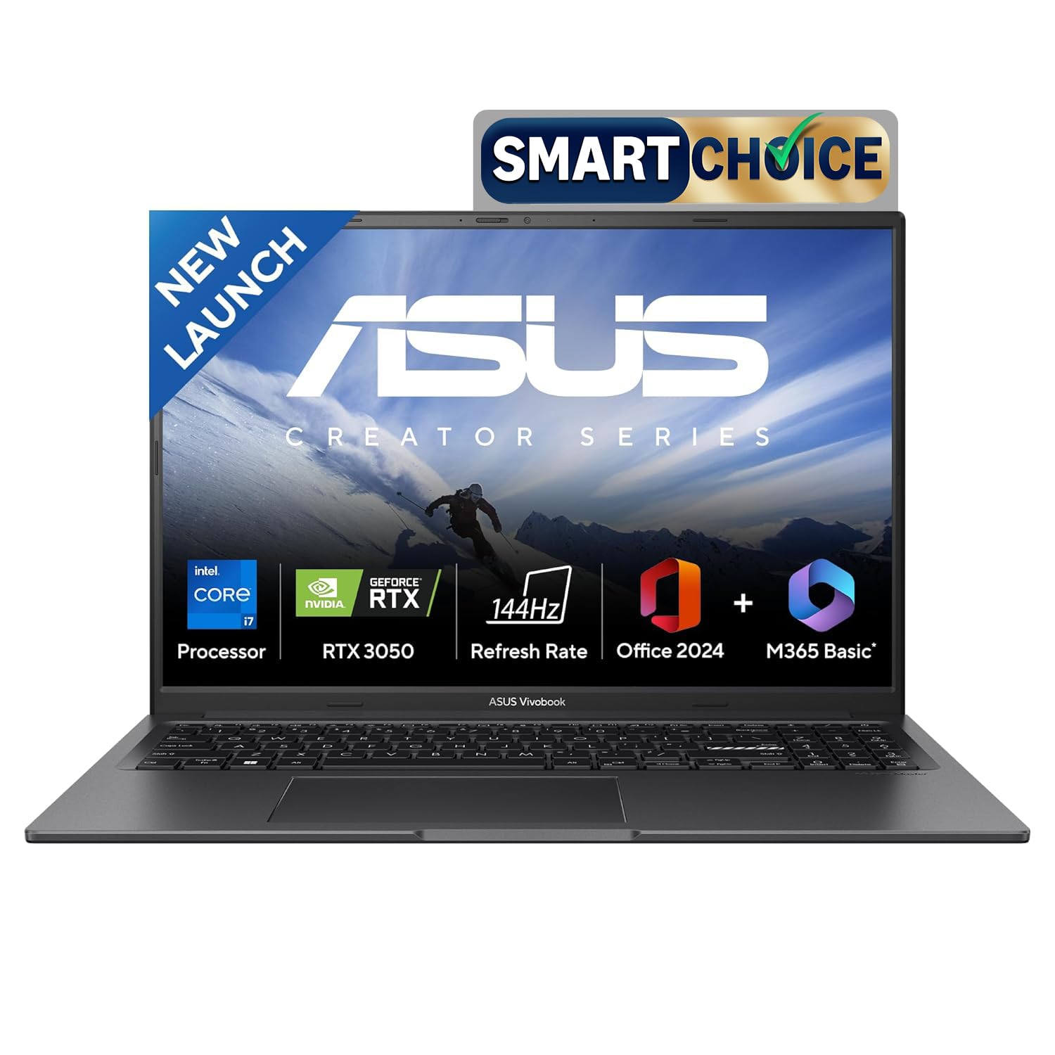 ASUS Vivobook 16X (2025), Smartchoice, Intel Core i7-13620H, RTX