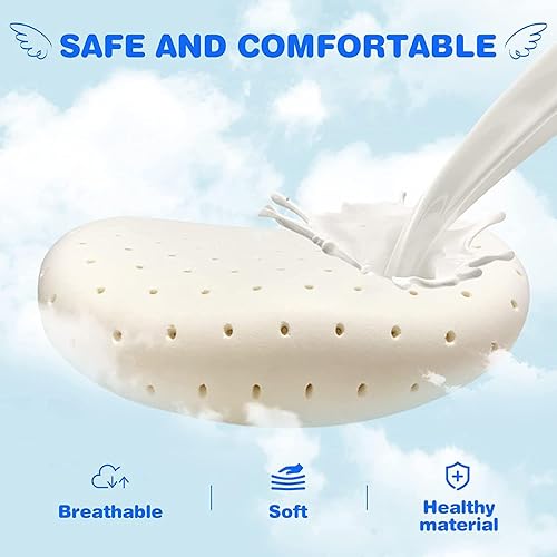 Miniatura 6 de ENGERIO Silla de escritorio para niños, silla ergonómica de estudio para computadora con altura ajustable y soporte lumbar, silla giratoria de malla