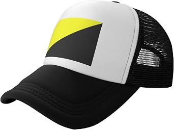 Ancap Flag Trucker Hat - Mesh Baseball Snapback Cap for Men Or Women Outdoors Black