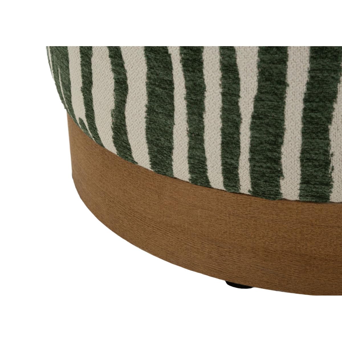 Paris Prix Pouf Imprimé Zèbre Savana 40cm Vert
