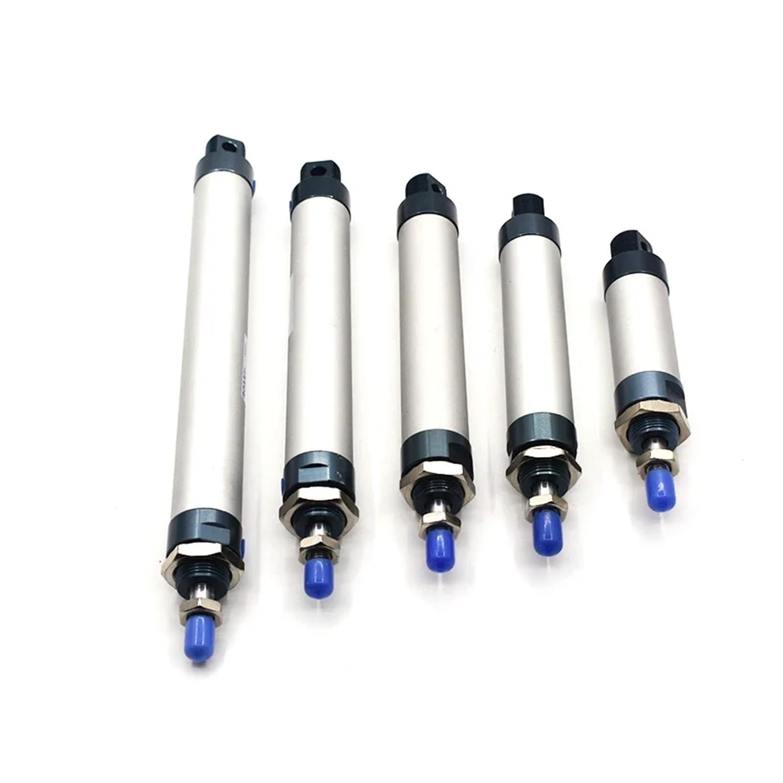 Mini cilindro de 16 mm, 20 mm, 25 mm y 32 mm de diámetro, de 25 mm a 300 mm, doble efecto, vástago simple, aleación de aluminio.(Stroke 100mm,Bore 20mm)