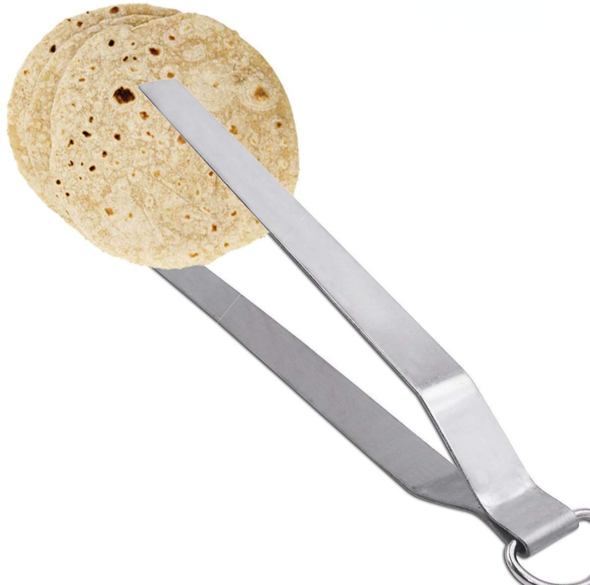 XYNO Roasting Net with Steel Tong | Stainless Steel Wire Roaster with Wooden Handle | Papad Jali, Roti Grill, Chapati Grill β Square Roaster + 1 Tong