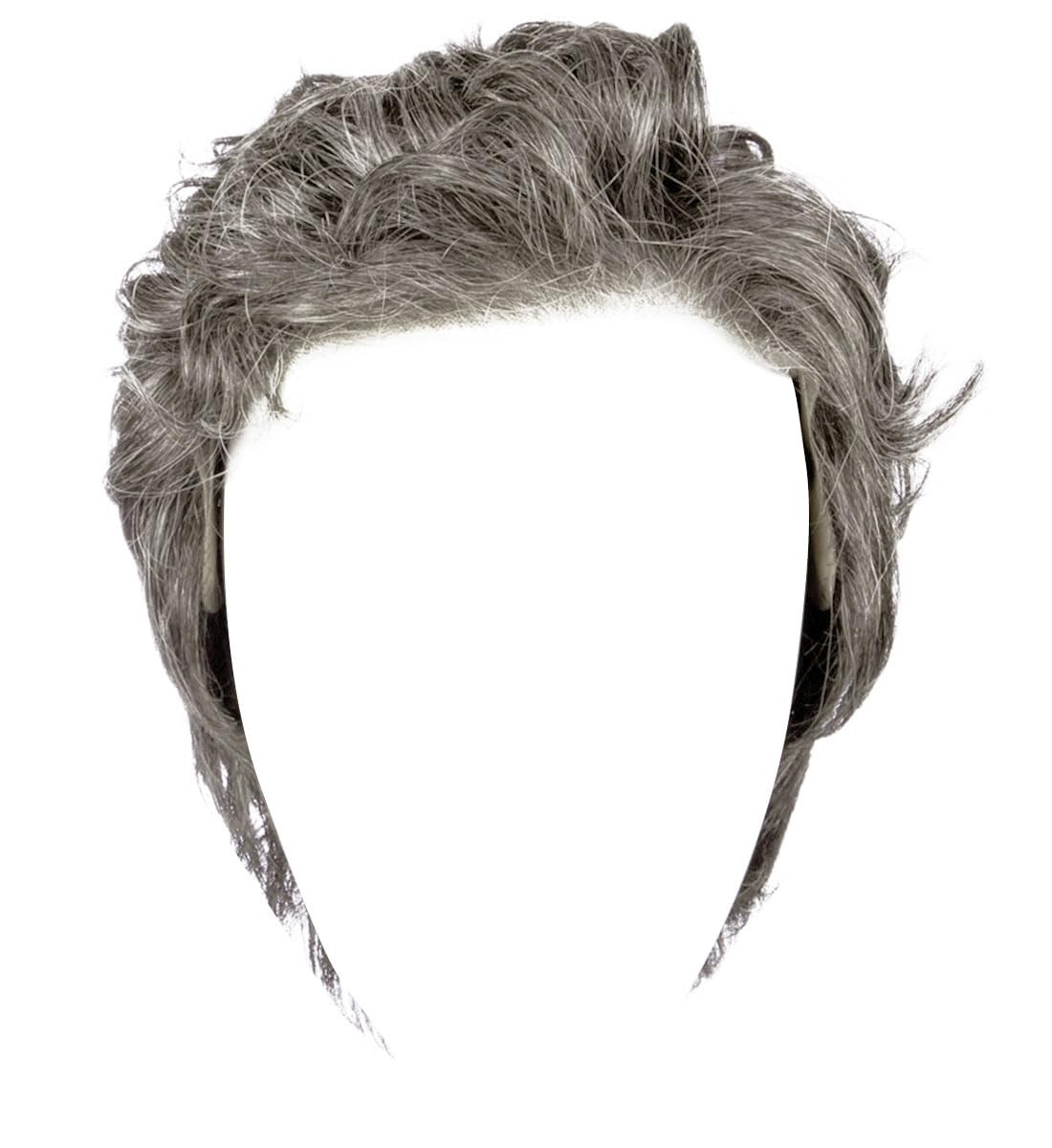 HIM Dignified Soft Smooth Curls Boycut Mens Hairpiece by Hairuwear, Average-Large Cap, M38S 30 Grey Light Ash Blonde