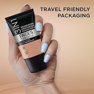 FACESCANADA Waterproof Fix & Finish Kit | Makeup Fixer (50Ml) + Warm Sand All Day Hydra Matte Mini Foundation (15Ml) | Makeup Kit For Women (Combo Pack Of 2)