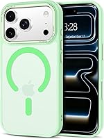 Vista 341 de Anuck - Funda magnética para iPhone 11 compatible con MagSafe, carcasa trasera mate translúcida dura, borde de TPU, delgada, resistente a impactos