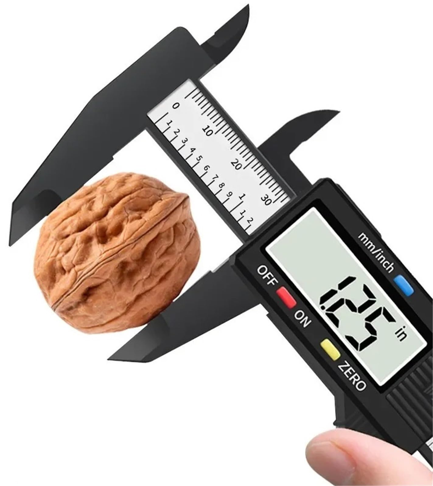 Suwmiarka cyfrowa 3 szt. 150 mm suwmiarka cyfrowa z noniuszem, narzędzie pomiarowe do narzędzi stolarskich z tarczą i linijką elektroniczną Wysoka dokładność