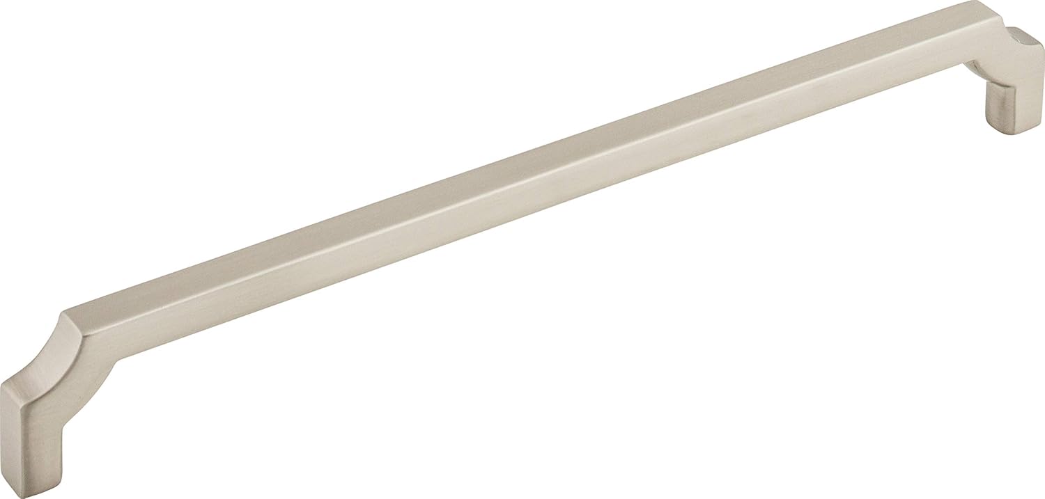 Top Knobs TK3025BSN 8-13/16 in. (224mm) Ellis Collection Davenport Pull, Brushed Satin Nickel