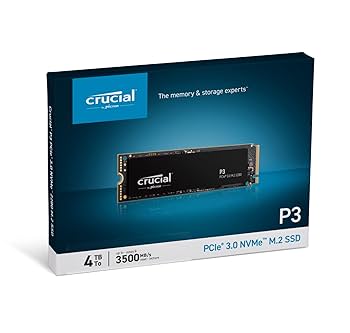 Amazon.co.jp: Crucial(クルーシャル) P3 4TB 3D NAND NVMe