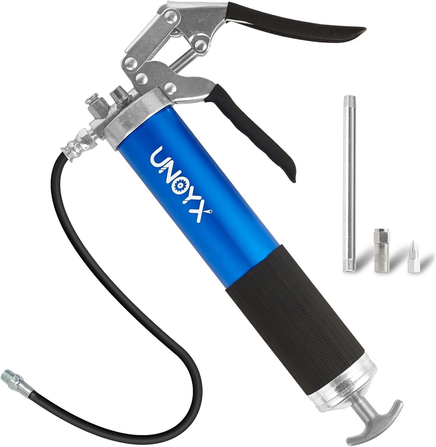 UNOYX Grease Gun, 8000PSI Pistol Grip Grease Gun, UltraLight Aluminum