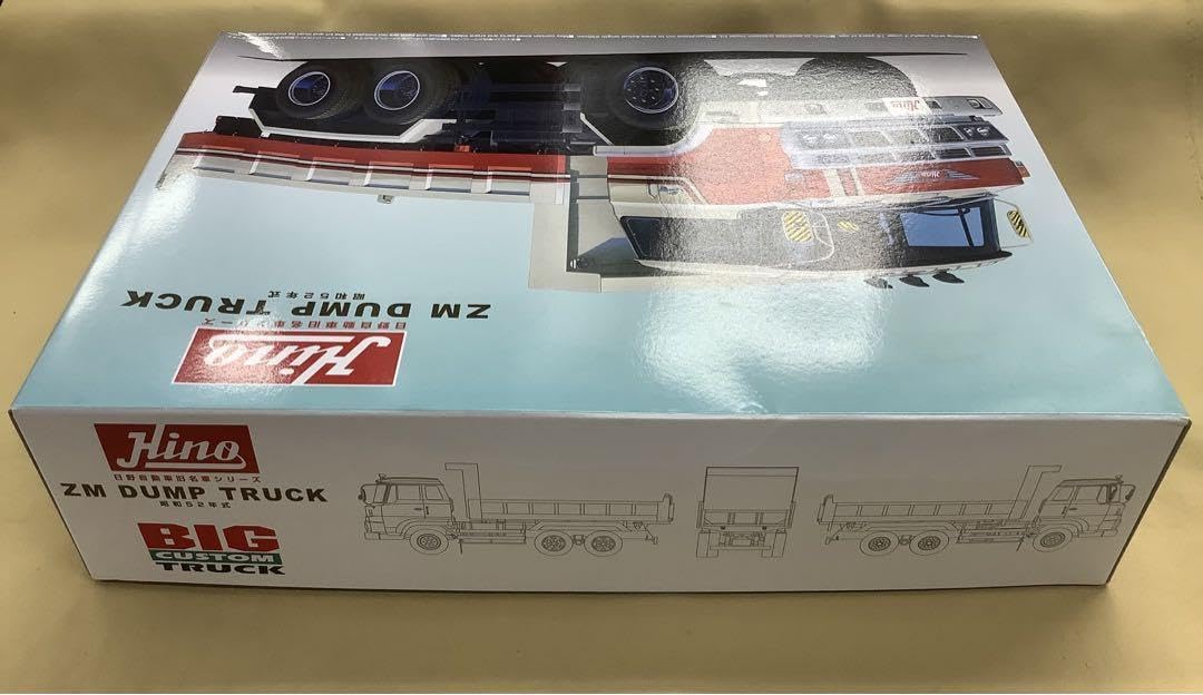 新品 アオシマ 日野 ZM ダンプトラック 後期型 （昭和52年式） Amazon | アオシマ 1/32 日野ZMダンプ 後期型 昭和52年式