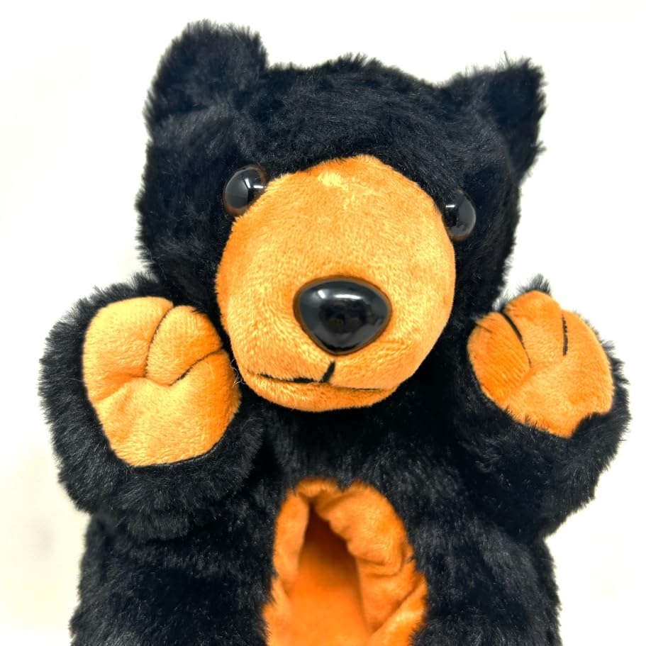 Image of Kids Animal Slippers, Soft Fuzzy Cozy House Shoes