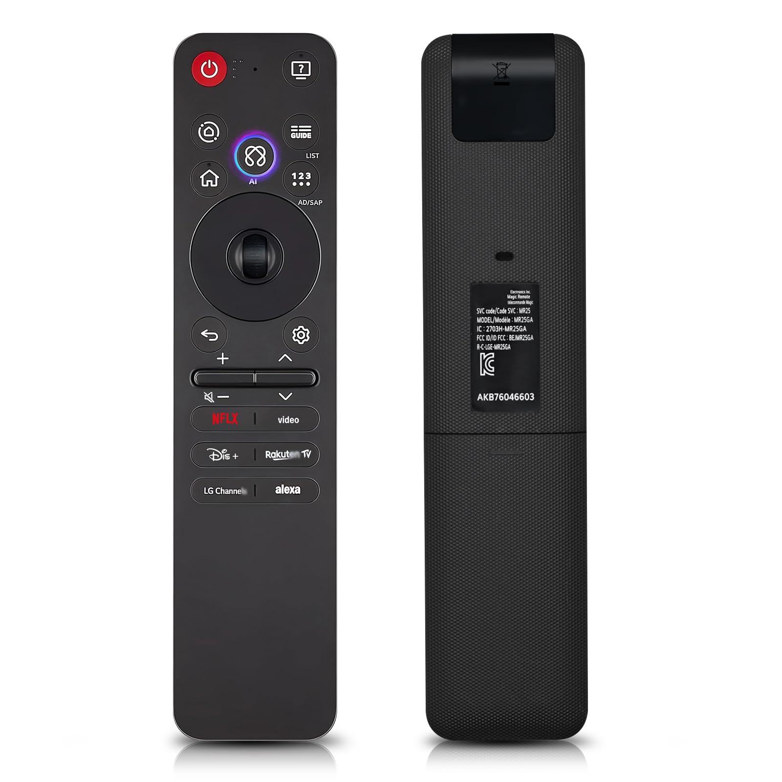 Télécommande MR25GA LG Smart TV pour OLED G5 C5 B5 QNED 2025 - 8