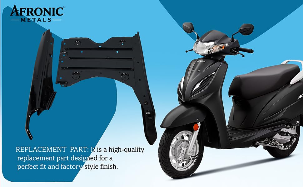 Image of Floor Platform for Honda Activa 1-10,3G,4G,5G | ABS Material | Compatible Scooter Floor Body Panel | Black