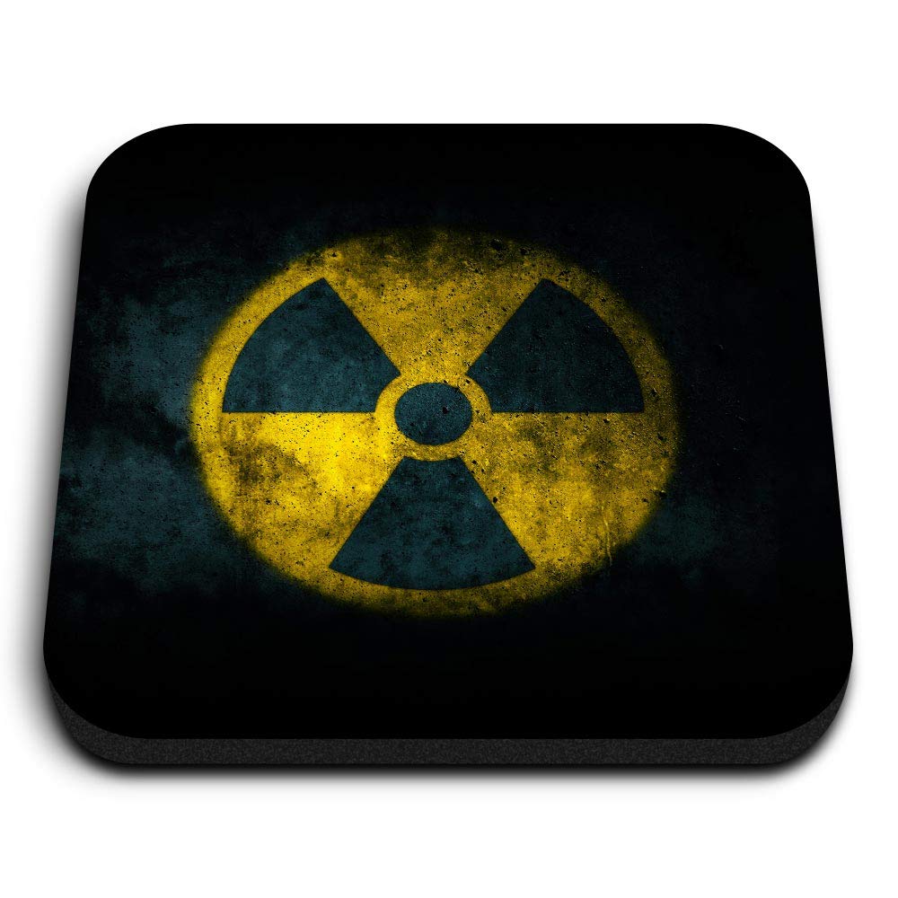Destination Vinyl Ltd Multicolor 1 X Square Mdf Fridge Magnet - Nuclear Waste Science 2776