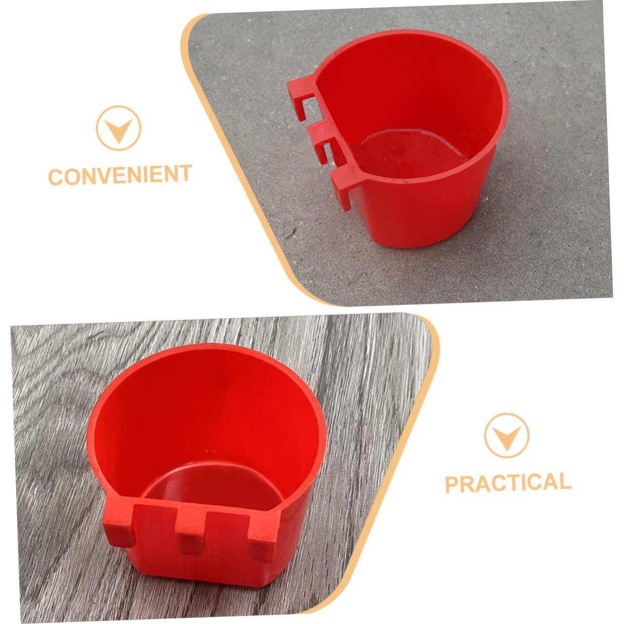 BESPORTBLE 4 Juegos De Comederos para Pájaros Tazas para Jaulas Cuencos para Loros Lavables Resistentes Y Duraderos 20 Unidades X 4