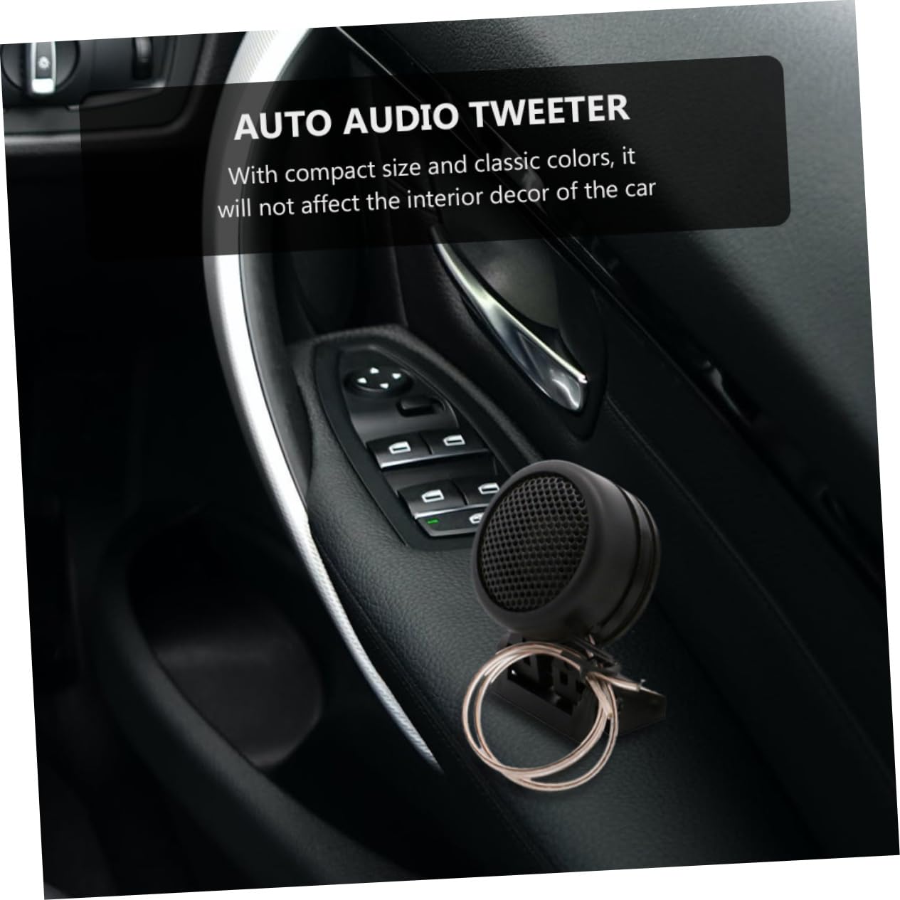 SOLUSTRE 1pair Car Speakers Auto with Brackets for Easy Installation Compact Crisp Sound for Car Audio Upgrade for Music