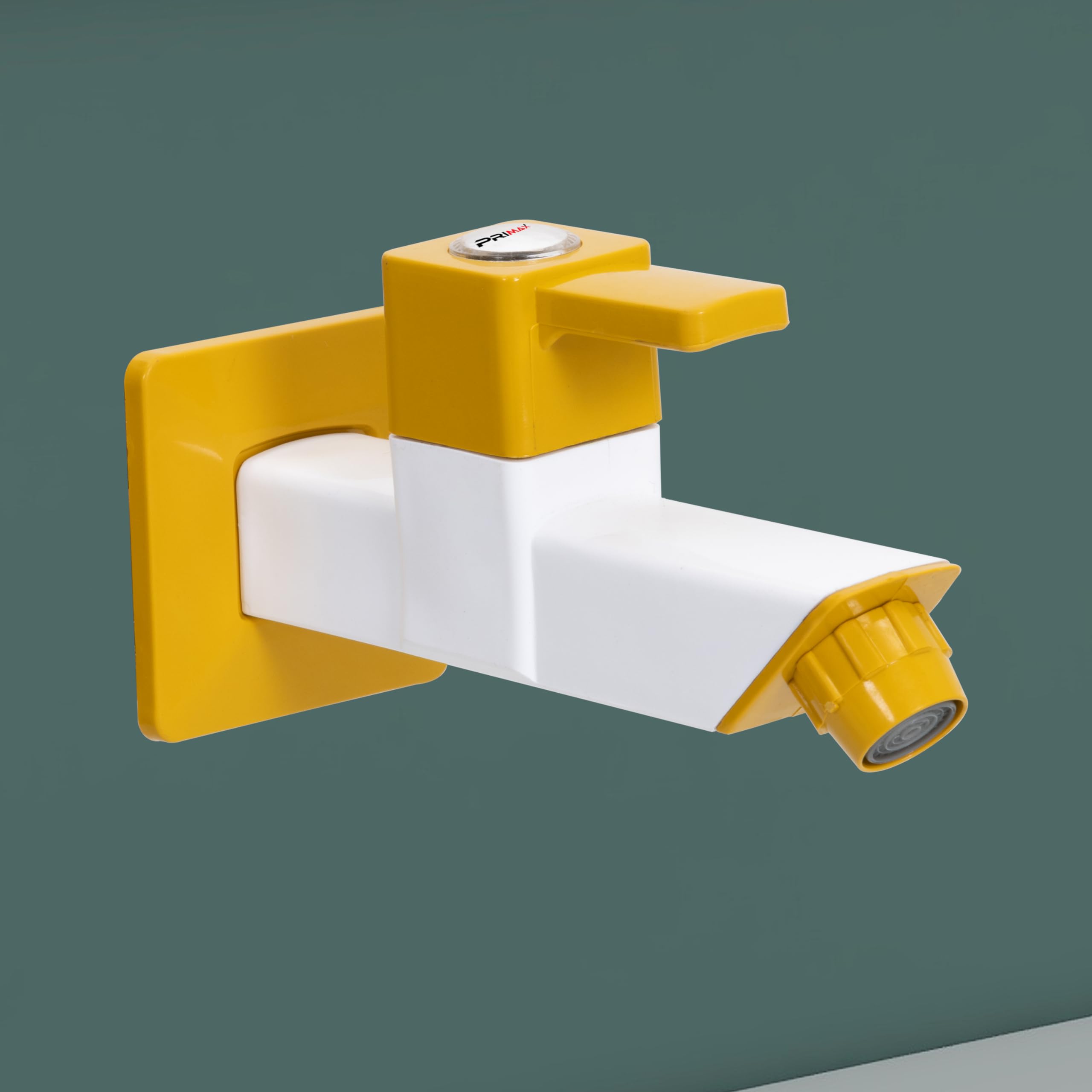Primax PTMT EDS-122 Single Lever Bib Cock (Long Body) for Bathroom/Kitchen Sink Tap/Basin Faucet with Plastic Wall Flange - (Yellow & White) (B0C4LF3HWP) Amazon Price History, Amazon Price Tracker