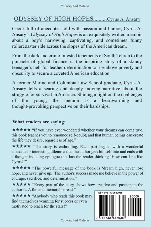 Odyssey of High Hopes: A Memoir of Adversity and Triumph - Image 2