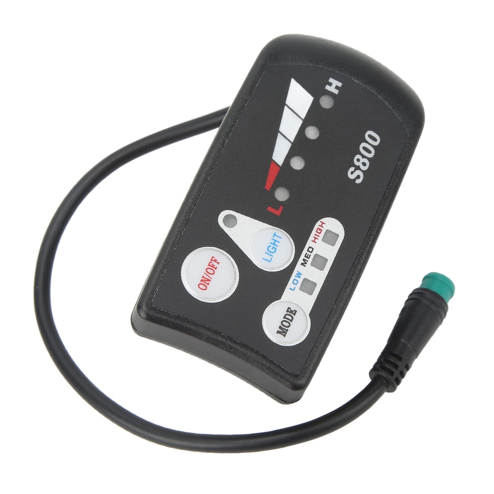 Vélo électrique Scooter S800 LED Affichage Mètre Connecteur étanche 36V 48V Universel