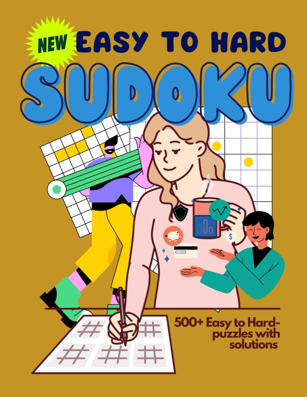 500+ BIG Sudoku Puzzle Book for Adults Sudoku Puzzles from