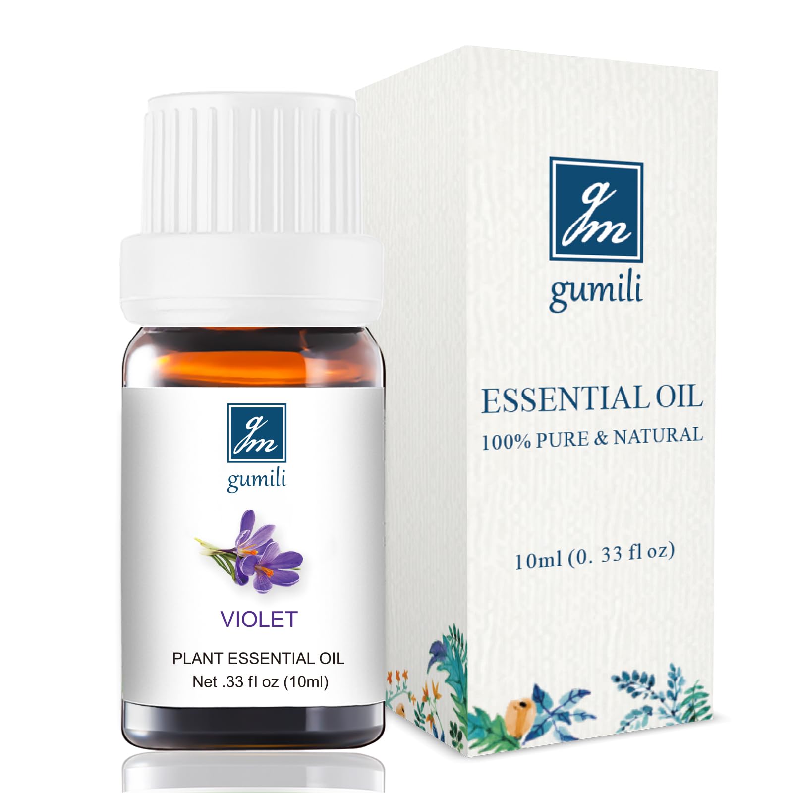 Gm Gumili Premium Violet Essential Oil Fragrance Oil - Exquisite Aroma Blend for Aromatherapy, Diffusers, Home Fragrance-10ml