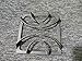 316202405 Range Surface Burner Grate Genuine Original Equipment Manufacturer (OEM) Part Black