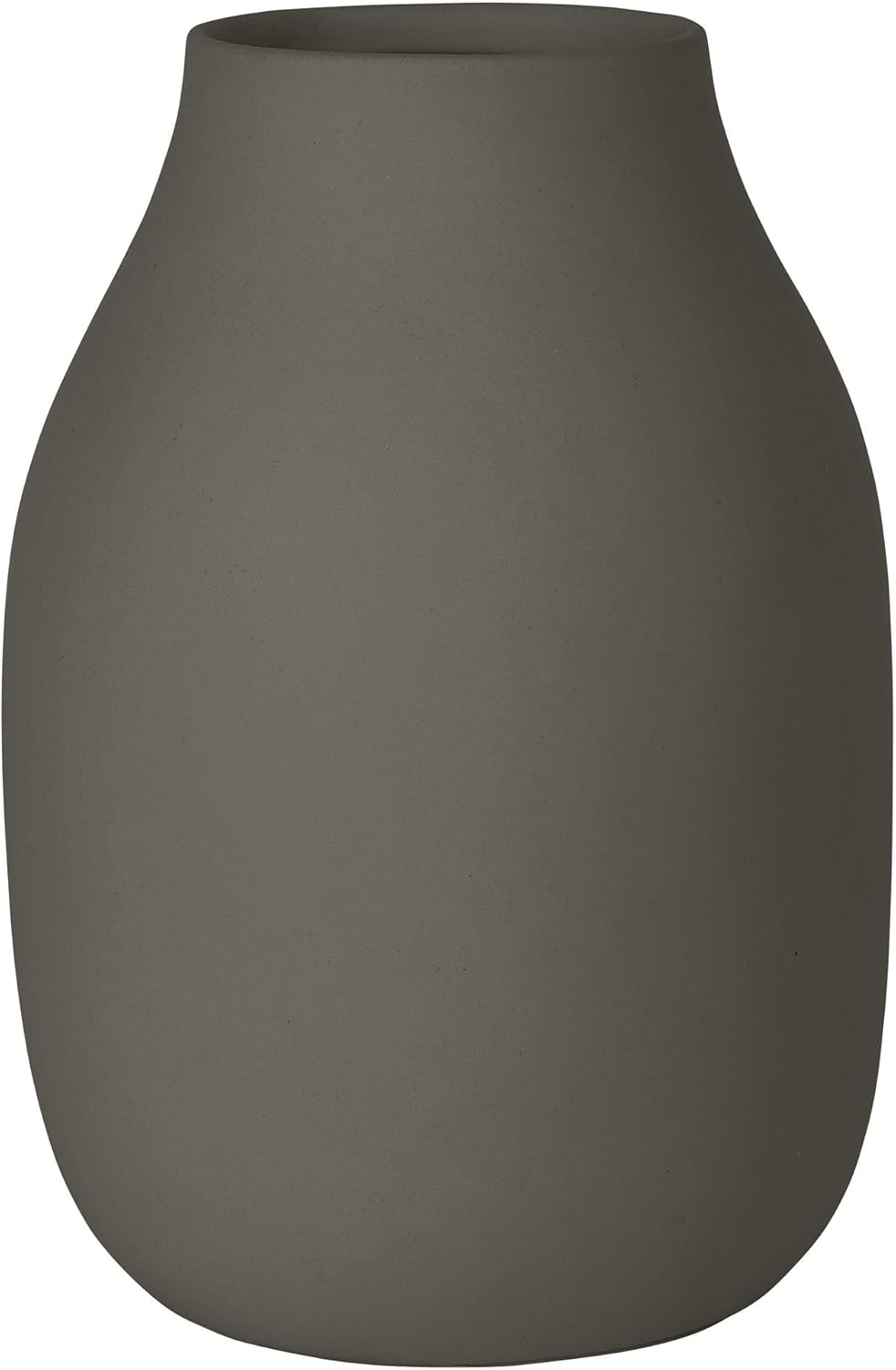 blomus COLORA Vase Porcelain 20 x 14 cm Steel Grey