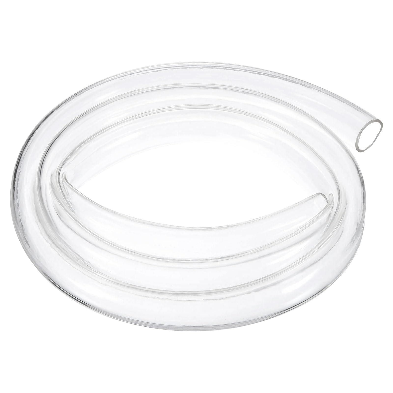 QUARKZMAN Tubo in PVC 32mm ID x 38mm OD Tubo Acqua Trasparente Tubo Acqua | 6 Piedi di Lunghezza, Flessibile Leggero in Plastica, in Vinile Chiaro, per Acquaponica, Irrigazione, Tubo Aria